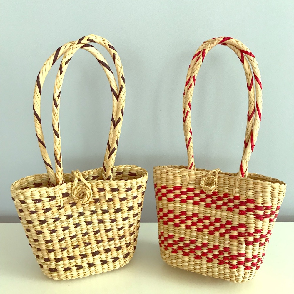 Mini straw bag ❤️ pattern